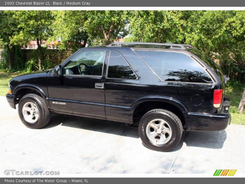Black / Medium Gray 2003 Chevrolet Blazer LS