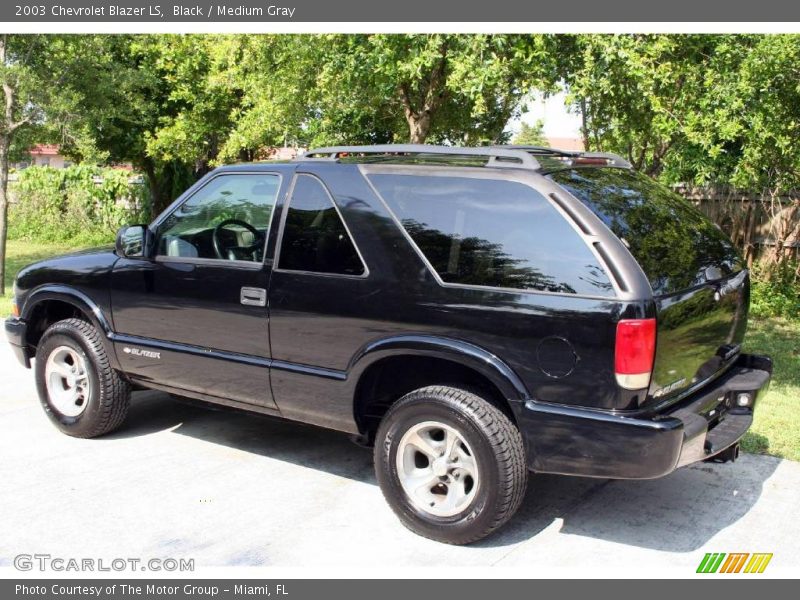 Black / Medium Gray 2003 Chevrolet Blazer LS