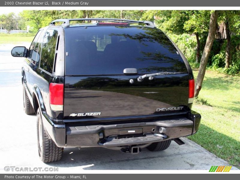 Black / Medium Gray 2003 Chevrolet Blazer LS