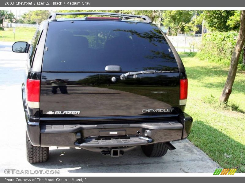 Black / Medium Gray 2003 Chevrolet Blazer LS