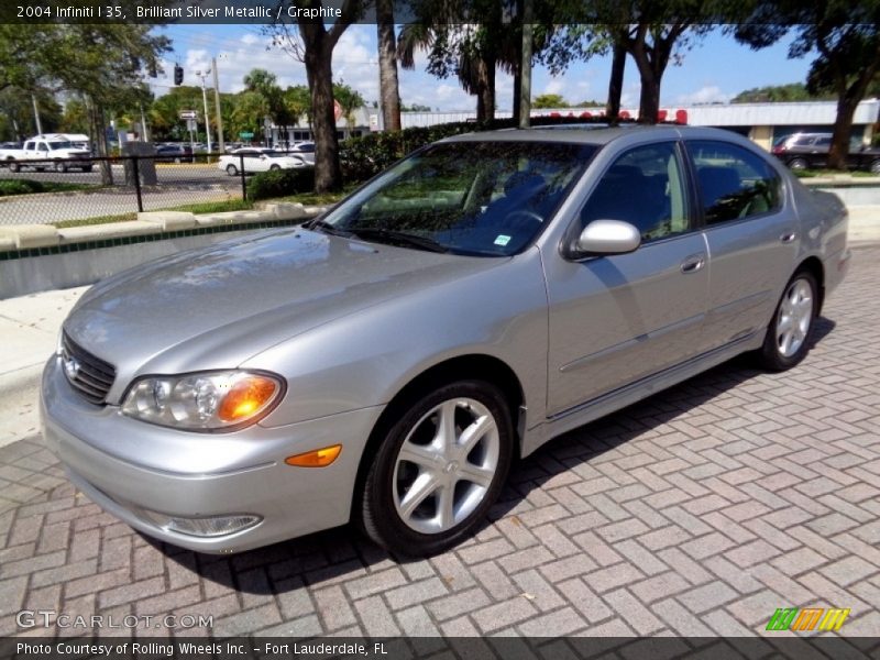 Brilliant Silver Metallic / Graphite 2004 Infiniti I 35