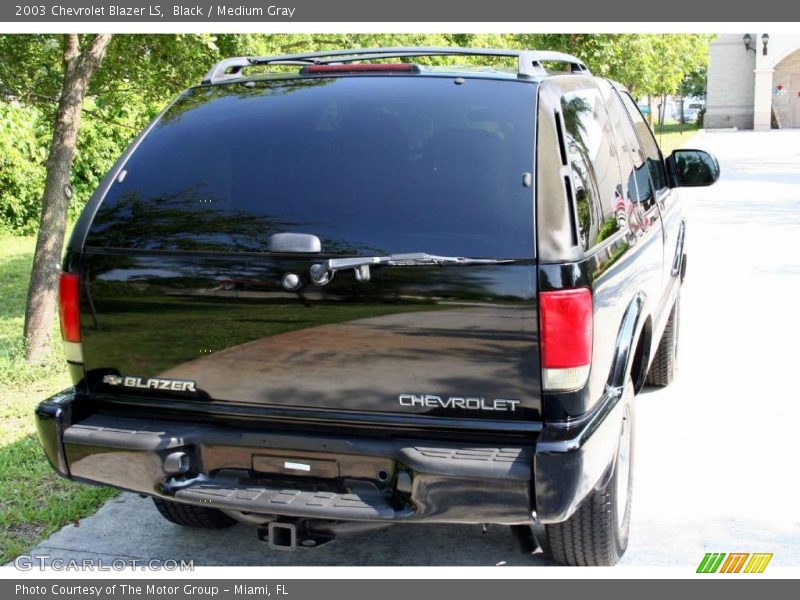 Black / Medium Gray 2003 Chevrolet Blazer LS