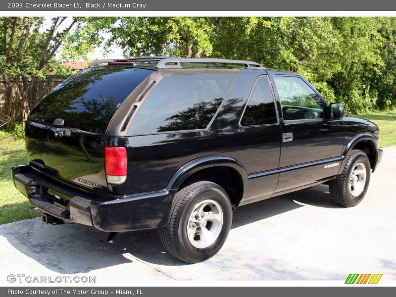 Black / Medium Gray 2003 Chevrolet Blazer LS