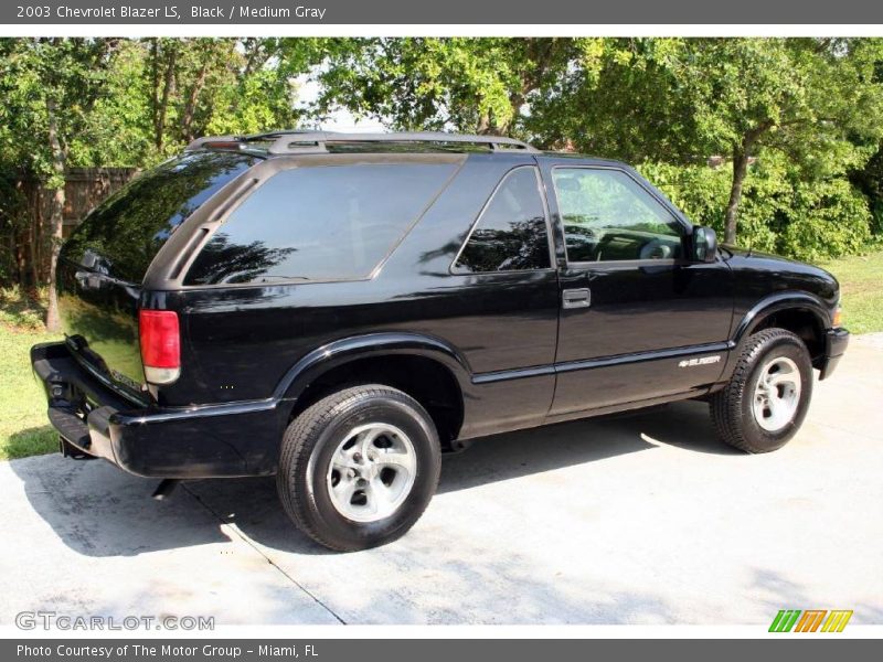 Black / Medium Gray 2003 Chevrolet Blazer LS