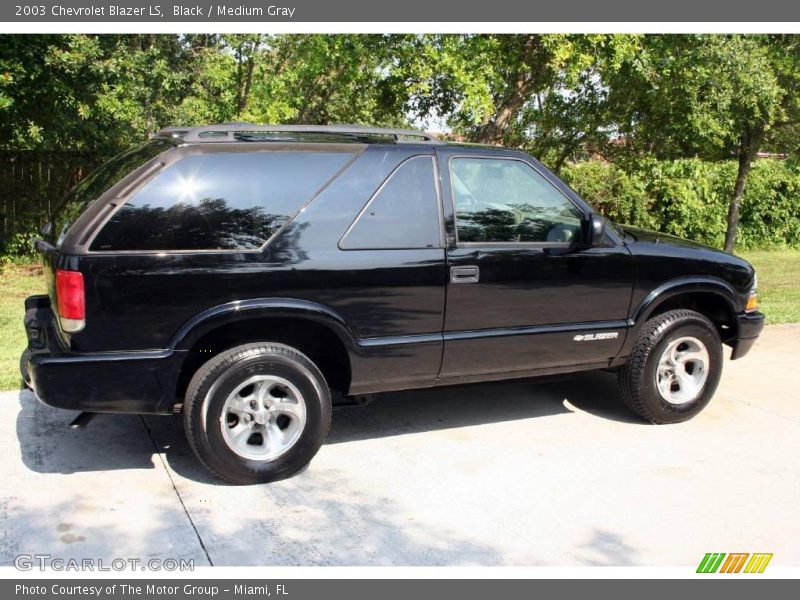 Black / Medium Gray 2003 Chevrolet Blazer LS