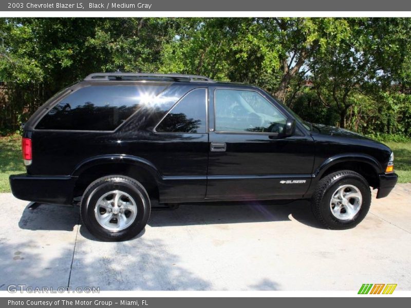Black / Medium Gray 2003 Chevrolet Blazer LS