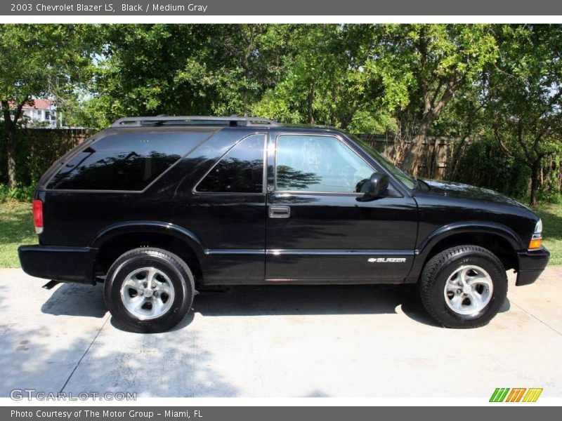 Black / Medium Gray 2003 Chevrolet Blazer LS