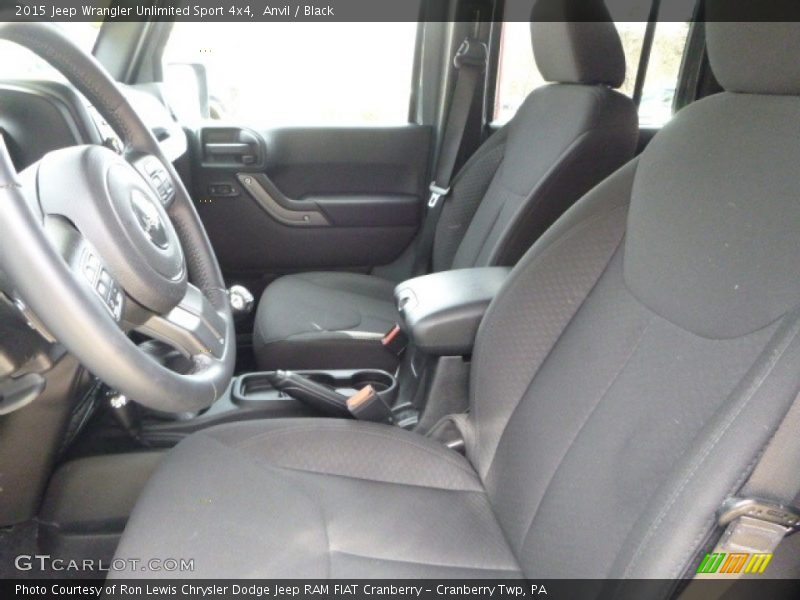 Anvil / Black 2015 Jeep Wrangler Unlimited Sport 4x4