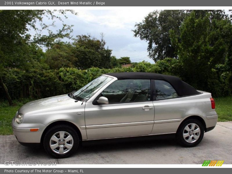 Desert Wind Metallic / Beige 2001 Volkswagen Cabrio GLX