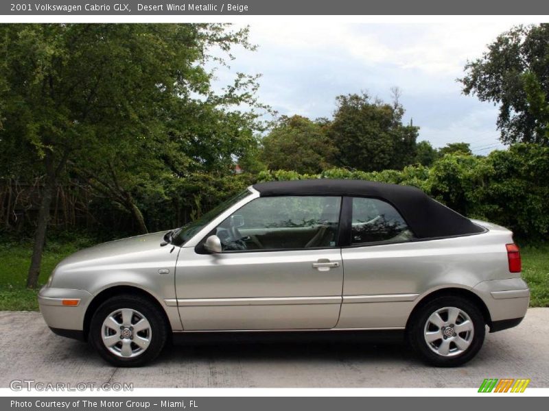 Desert Wind Metallic / Beige 2001 Volkswagen Cabrio GLX