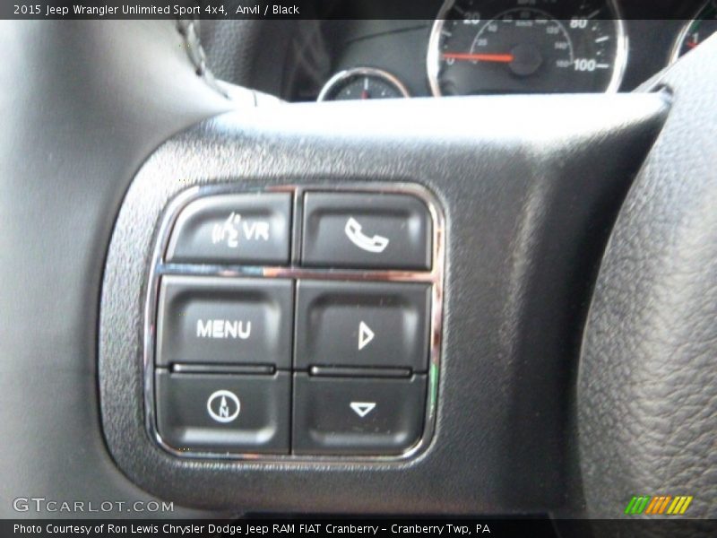 Anvil / Black 2015 Jeep Wrangler Unlimited Sport 4x4