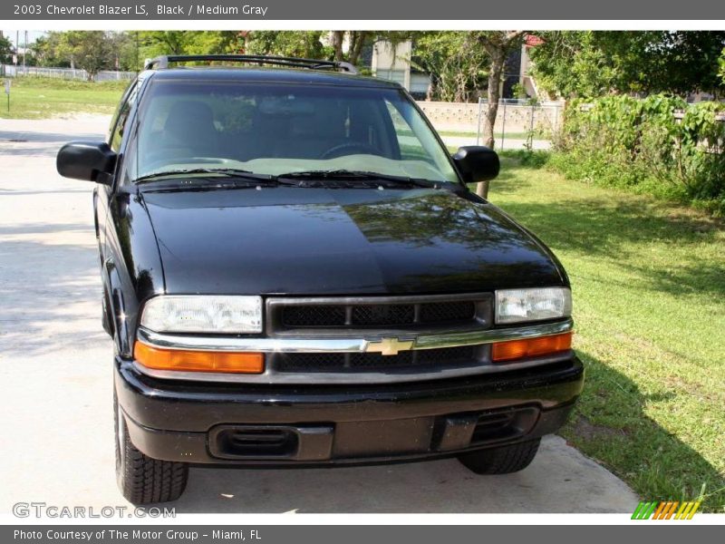 Black / Medium Gray 2003 Chevrolet Blazer LS