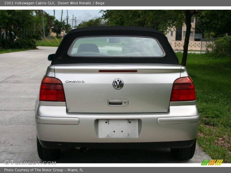 Desert Wind Metallic / Beige 2001 Volkswagen Cabrio GLX