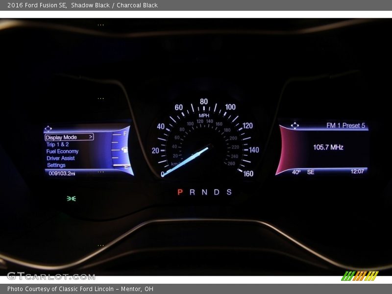 Shadow Black / Charcoal Black 2016 Ford Fusion SE