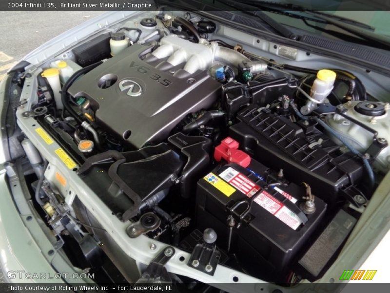 Brilliant Silver Metallic / Graphite 2004 Infiniti I 35
