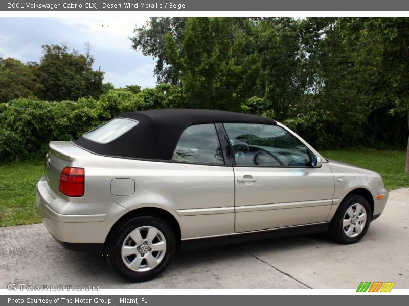 Desert Wind Metallic / Beige 2001 Volkswagen Cabrio GLX