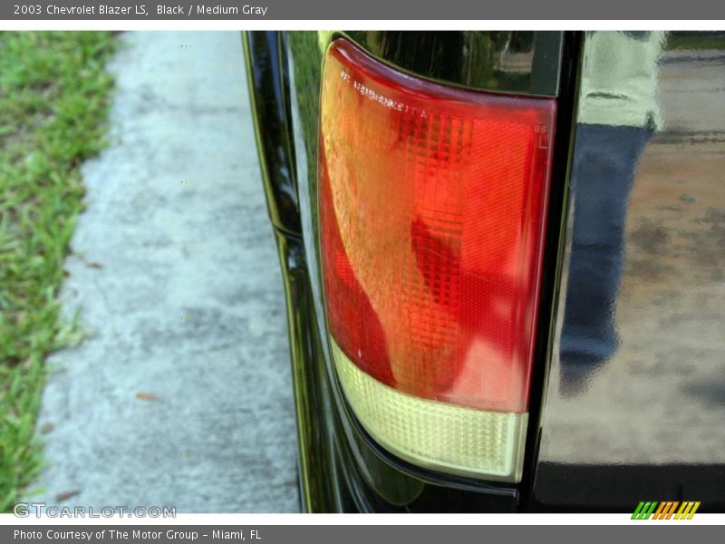 Black / Medium Gray 2003 Chevrolet Blazer LS