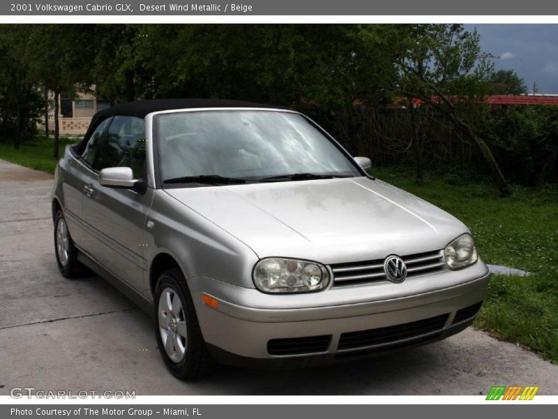 Desert Wind Metallic / Beige 2001 Volkswagen Cabrio GLX