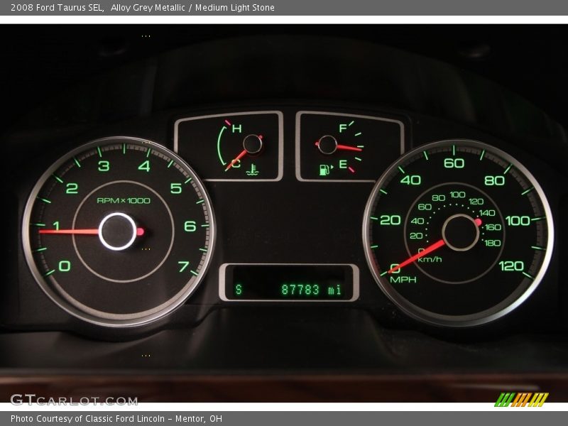 Alloy Grey Metallic / Medium Light Stone 2008 Ford Taurus SEL