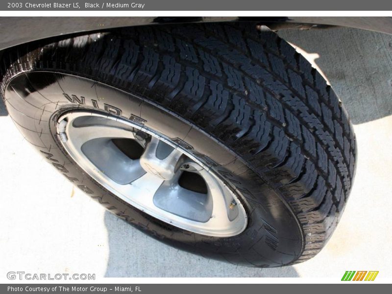 Black / Medium Gray 2003 Chevrolet Blazer LS