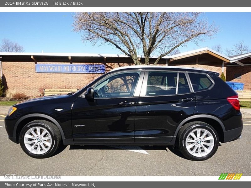 Jet Black / Black 2014 BMW X3 xDrive28i