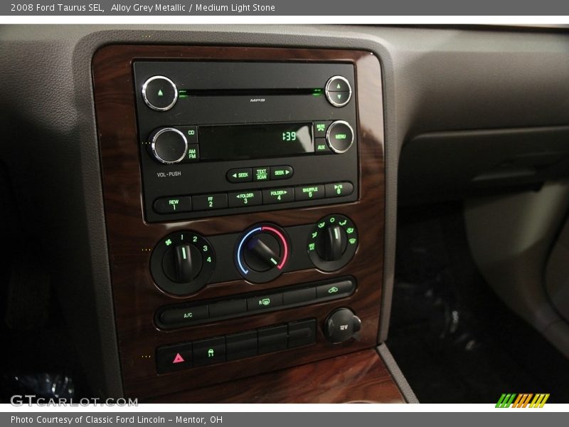 Alloy Grey Metallic / Medium Light Stone 2008 Ford Taurus SEL