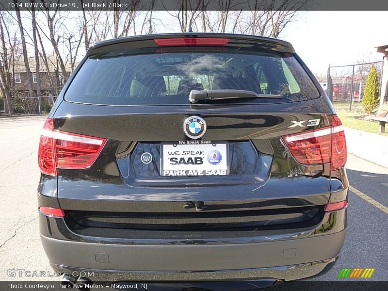 Jet Black / Black 2014 BMW X3 xDrive28i