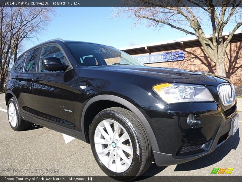 Jet Black / Black 2014 BMW X3 xDrive28i