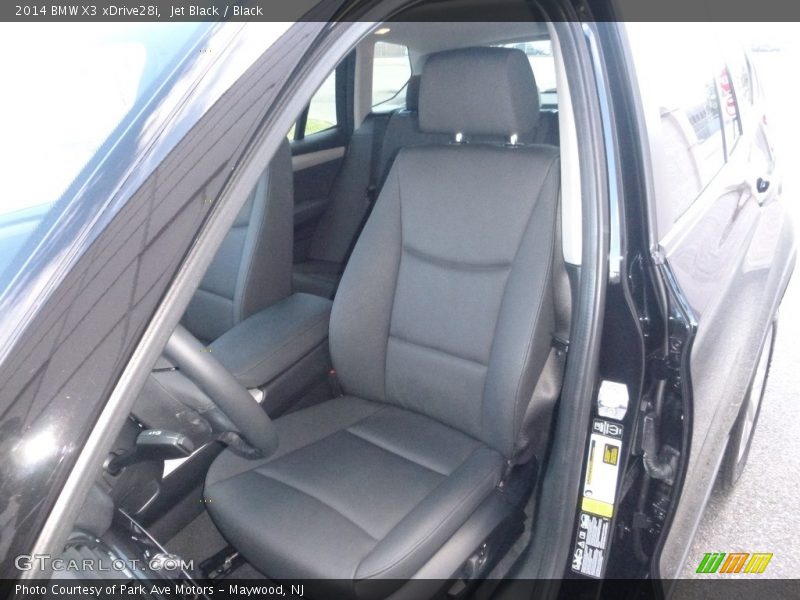 Jet Black / Black 2014 BMW X3 xDrive28i