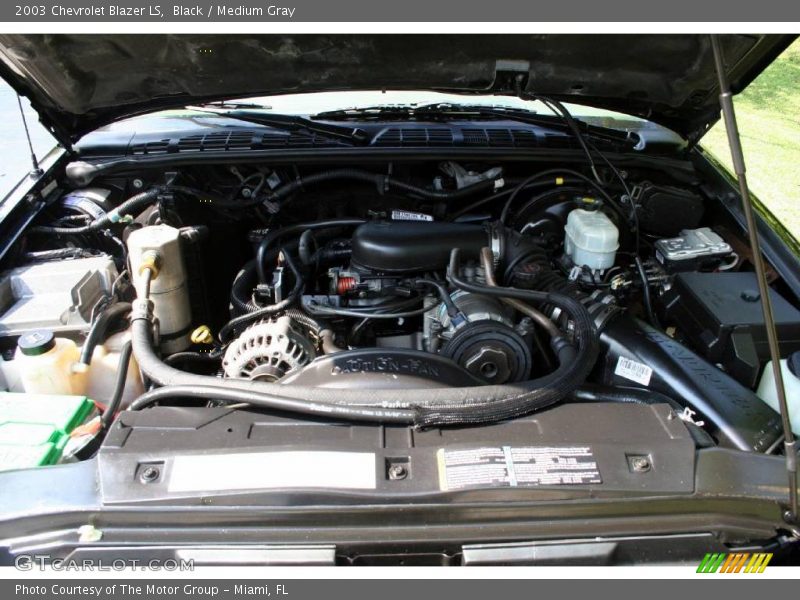 Black / Medium Gray 2003 Chevrolet Blazer LS