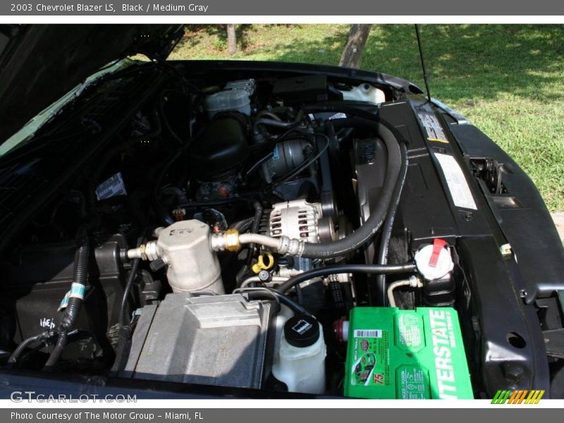 Black / Medium Gray 2003 Chevrolet Blazer LS