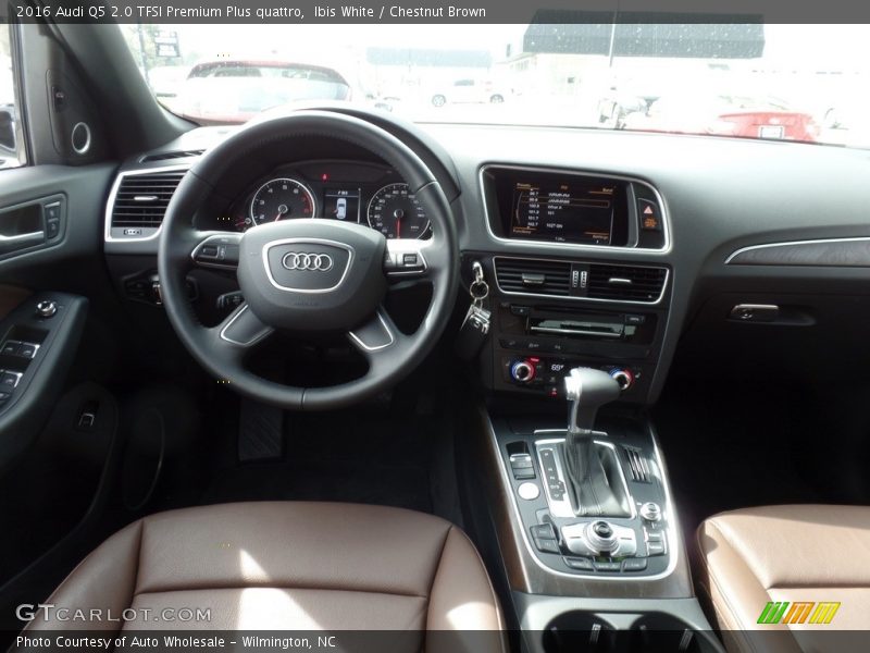 Ibis White / Chestnut Brown 2016 Audi Q5 2.0 TFSI Premium Plus quattro