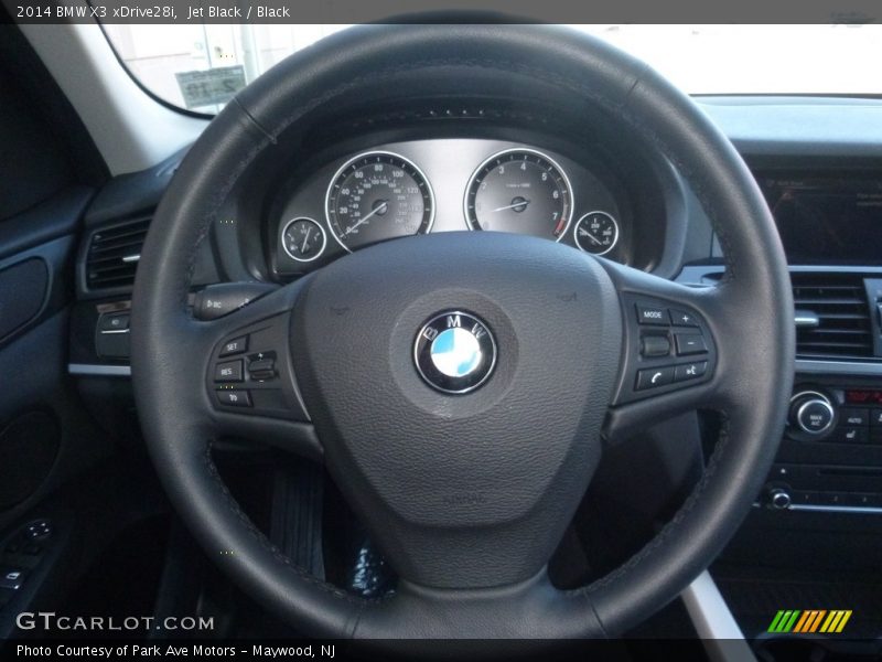 Jet Black / Black 2014 BMW X3 xDrive28i
