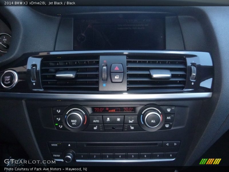 Jet Black / Black 2014 BMW X3 xDrive28i