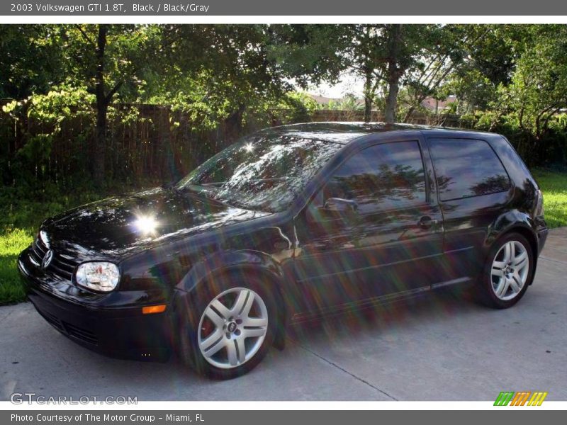 Black / Black/Gray 2003 Volkswagen GTI 1.8T
