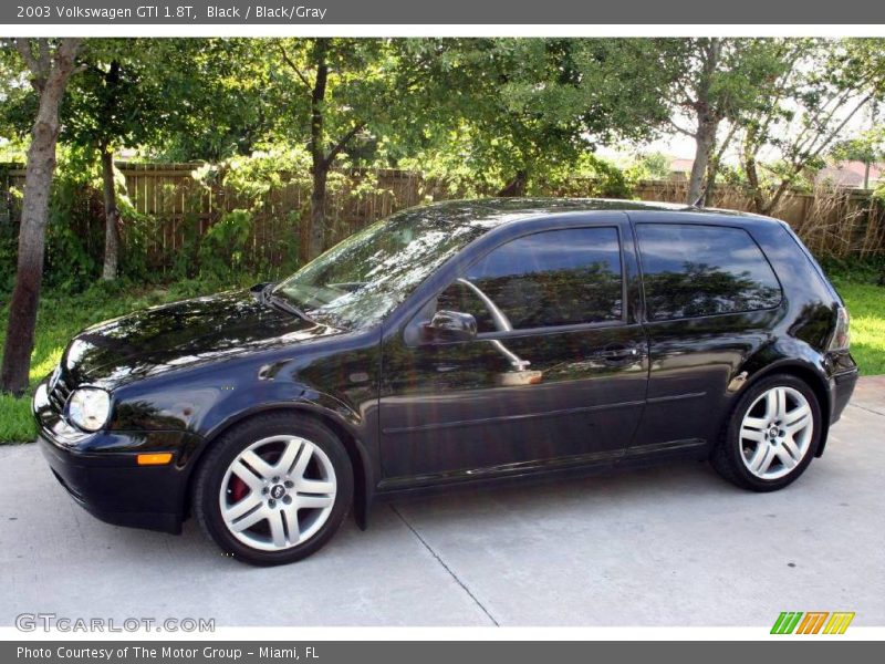 Black / Black/Gray 2003 Volkswagen GTI 1.8T