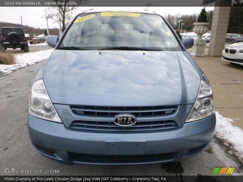 Glacier Blue / Gray 2010 Kia Sedona LX