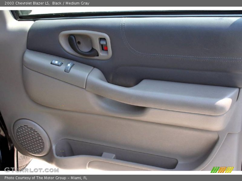 Black / Medium Gray 2003 Chevrolet Blazer LS