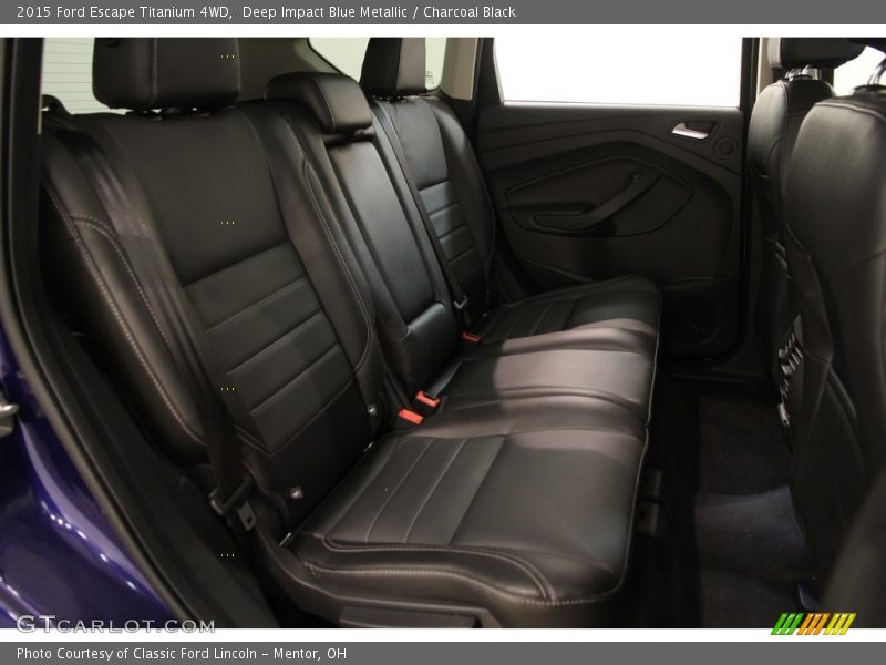 Deep Impact Blue Metallic / Charcoal Black 2015 Ford Escape Titanium 4WD
