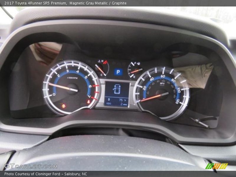 Magnetic Gray Metallic / Graphite 2017 Toyota 4Runner SR5 Premium