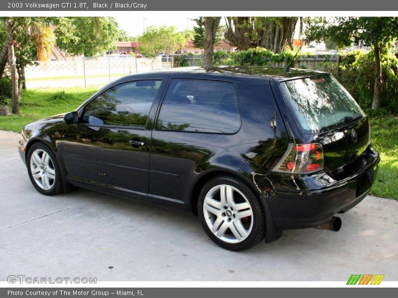 Black / Black/Gray 2003 Volkswagen GTI 1.8T