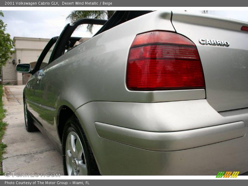 Desert Wind Metallic / Beige 2001 Volkswagen Cabrio GLX