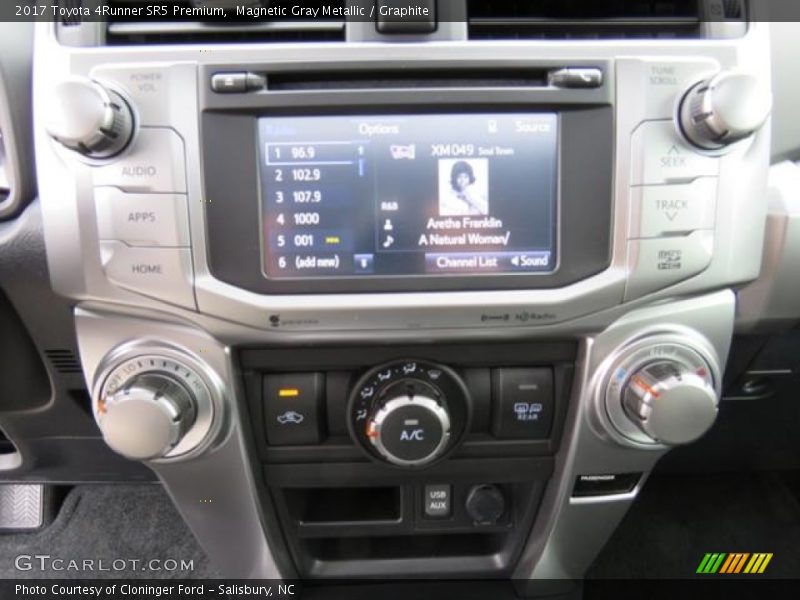 Magnetic Gray Metallic / Graphite 2017 Toyota 4Runner SR5 Premium