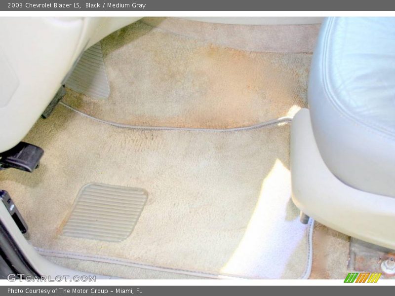 Black / Medium Gray 2003 Chevrolet Blazer LS