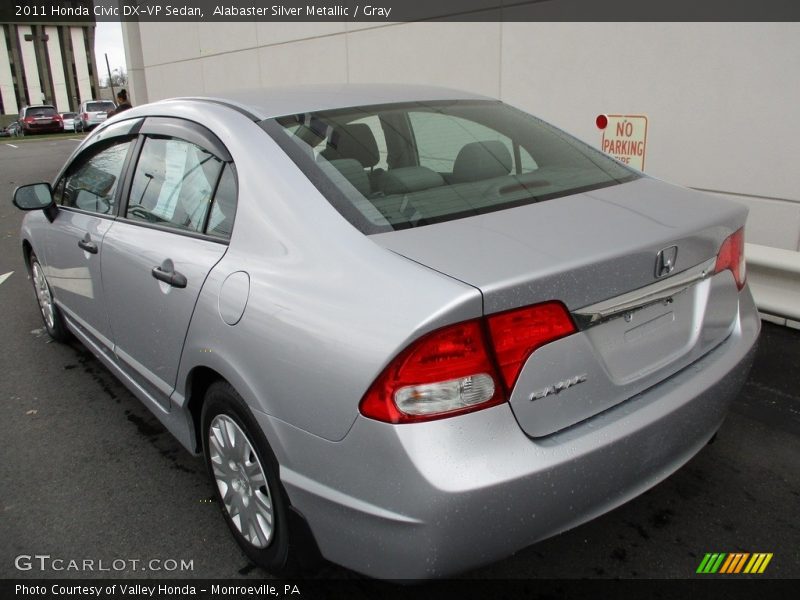 Alabaster Silver Metallic / Gray 2011 Honda Civic DX-VP Sedan