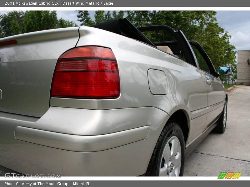 Desert Wind Metallic / Beige 2001 Volkswagen Cabrio GLX