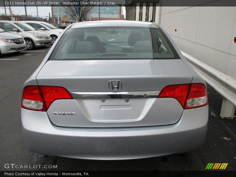 Alabaster Silver Metallic / Gray 2011 Honda Civic DX-VP Sedan