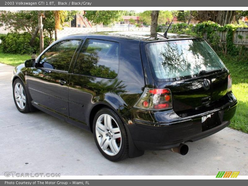 Black / Black/Gray 2003 Volkswagen GTI 1.8T