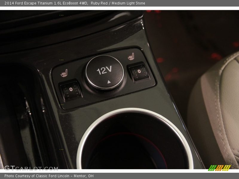 Ruby Red / Medium Light Stone 2014 Ford Escape Titanium 1.6L EcoBoost 4WD