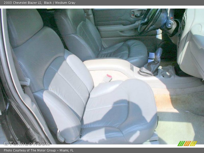 Black / Medium Gray 2003 Chevrolet Blazer LS